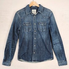 All Saints Mens Shirt Blue