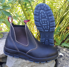 brown redback brown leather boots bootS made AUSTRALIA