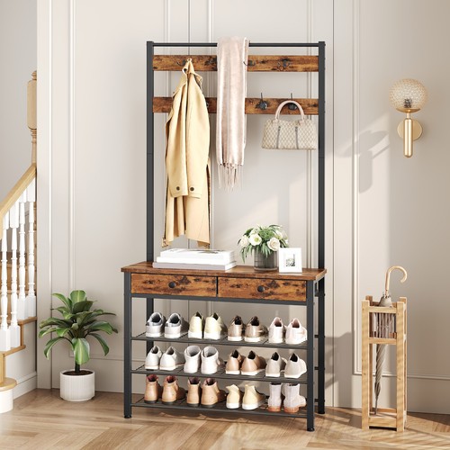 Coat and shoe rack - rack,
