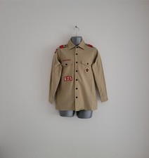 Retro Vintage Men's Boy Scouts of America official Shirt Size S 14-14.5