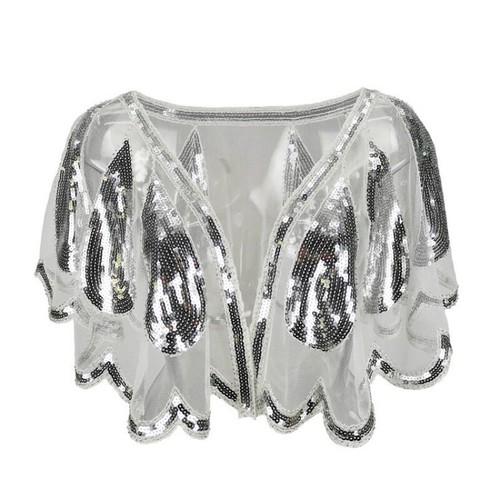Women elegant sequin cape - women,