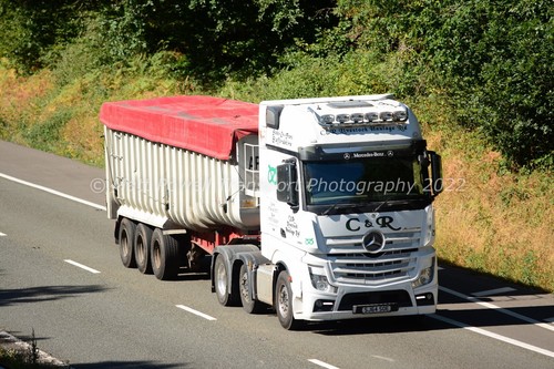 Truck photo 12x8 mercedes - -,