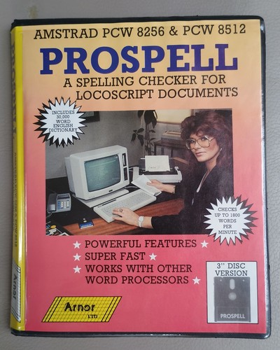 Vintage 1980s amstrad prospell - vintage,