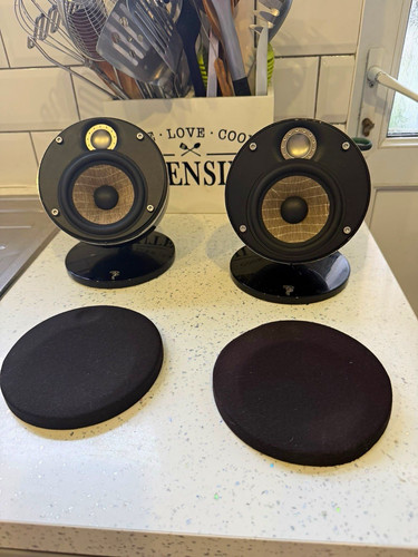 Focal dome flax pair black - pair, 2.0