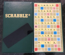 Scrabble Spare Tiles - FRICTION STICK - 50s Travel Pocket - Non-Magnetic -Spares