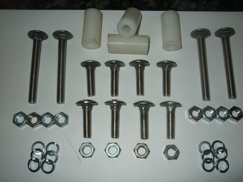 Bumper bolt set with spacers - bolt,