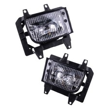 1Pair Fit for BMW E30 1985-93 Front Bumper Driving Lamp Fog Light Clear Lens ui