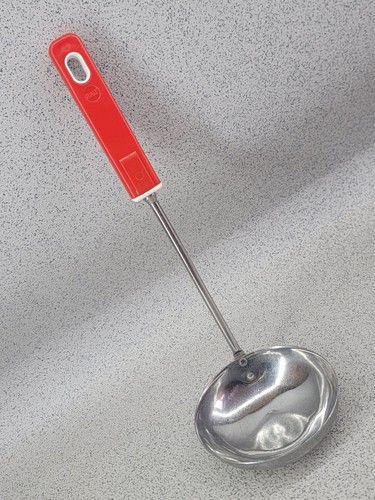 Vintage inox red kitchen - kitchen, ladle