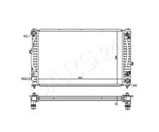 Radiator Fits SKODA SUPERB