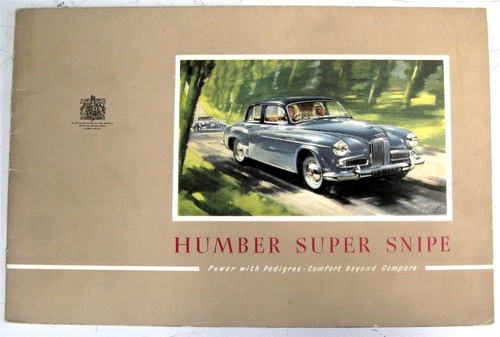 Humber super snipe car - mk,