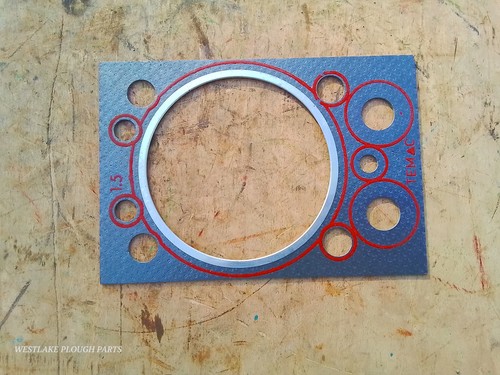 Zetor tractor head - tractor, gasket