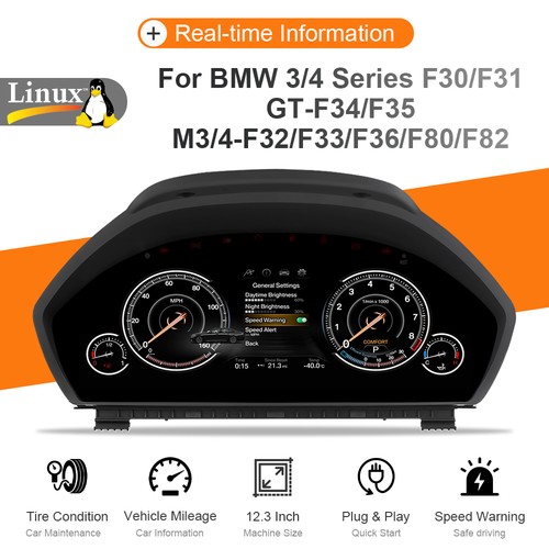 Lcd digital dash for bmw - dash,