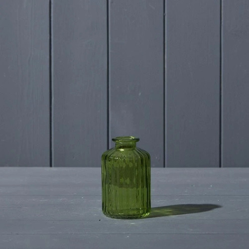 Emerald green glass stem - green,