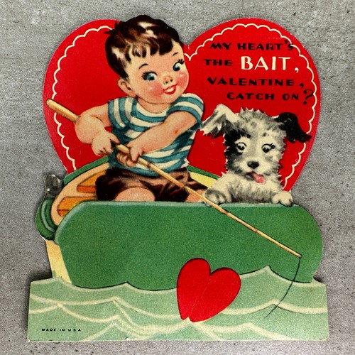Vtg valentines day - day, card