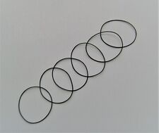 Watch gasket waterproof o ring thickness 0.5mm diameters 12.0 to 35.0mm 6 pcs.