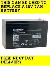 B&B HR9-12 12V 9Ah VRLA Lead Acid Replacement ULTRAMAX 12V 5AH Battery
