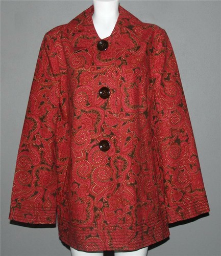 Talbots paisley pleat back - talbots,