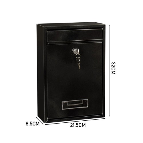 Outdoor lockable metal - metal, letter