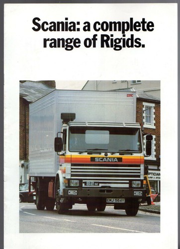 Scania rigid trucks - scania, uk