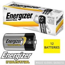 12 X ENERGIZER C SIZE 1.5V