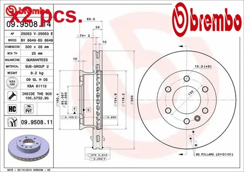 Pcs front brake - pcs,