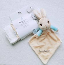 Dunnes Peter Rabbit Baby Comforter blankie Plush toy Muslin cloths