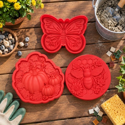 Reusable stepping stone mold - reusable,