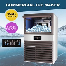 CRENEX 55kg 500W Commercial Cube Ice Machine Maker Freezer Restaurant Bar Club