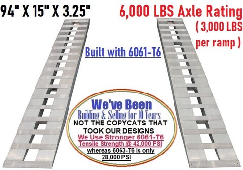 6000 lbs aluminum - x, 15"