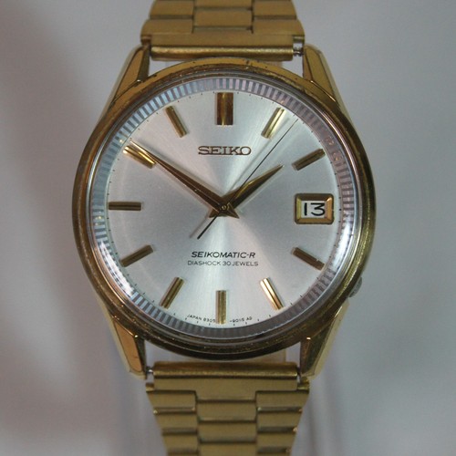 1965 seiko gold tone - gold,