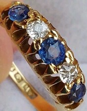 18Ct Gold Ceylon Sapphire
