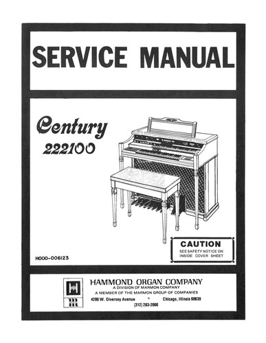 Hammond aurora century 222100 - aurora,