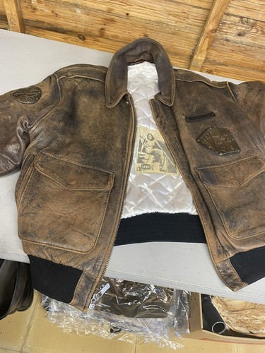 Avirex leather jacket 1988 - a2,
