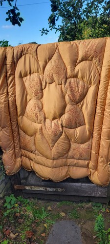 Vintage feather eiderdown - vintage,