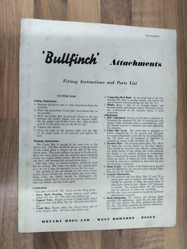 Bullfinch attachments - bullfinch,