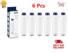 6 x Delonghi Genuine Coffee Machine Water Filter DLSC002 5513292811 SER3017
