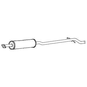 Klarius centre exhaust pipe - centre, &