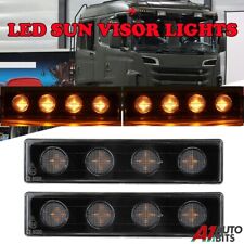 Cabin Roof Amber 24v 4 Led Sun Visor Light X2 Fits For Scania 5 6 P G T Series