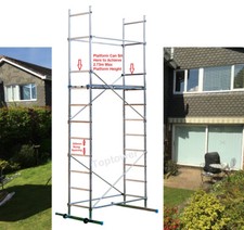 DIY Scaffold Tower Premium Aluminium Towers Work Up to 6.73m - Best Quality!
