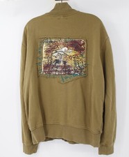 Vintage Basic house Jimi hendrix jacket men's Large Woodstock 1969 graphic fip