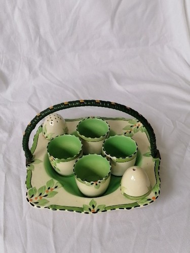 Burleigh ware egg - burleigh, cruet