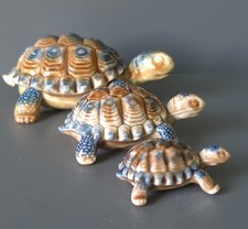 Three Vintage Wade Tortoise