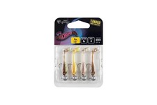Fox Rage NEW Micro Fry Mixed UV Colour Pack LOADED - NMC040 - 4cm - 4pcs