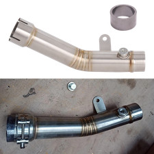 Slip Exhaust System Mid Pipe Original For Kawasaki Ninja ZX6R ZX636 2023-2025