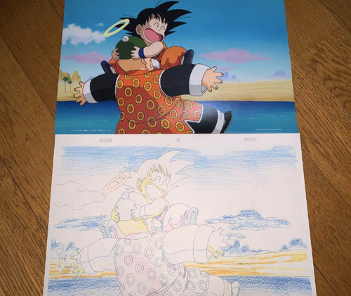 Dragon ball son goku - goku, granpa