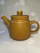 Vintage Denby Langley  Canterbury 2.25 Pint  Stoneware Teapot - Pristine 