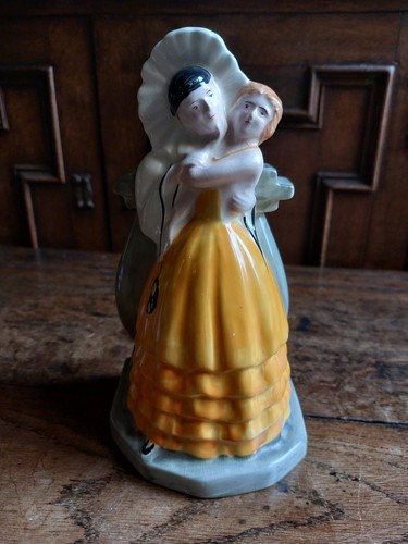 Fabulous art deco hand painted - fabulous,