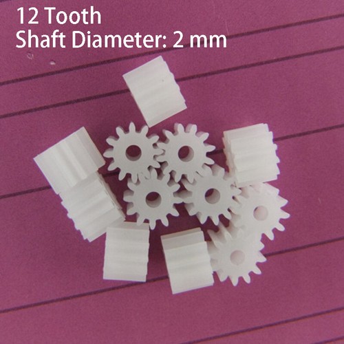 Tooth plastic spindle gears - 12,
