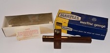 Vintage Marples Mortice Mortise Gauge Original Box & Leaflet