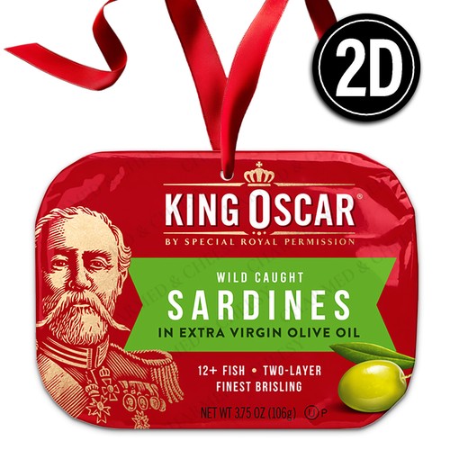 King oscar sardines - sardines, acrylic